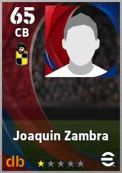 Joaquin Zambra — CB, OVR 65, MAX 65