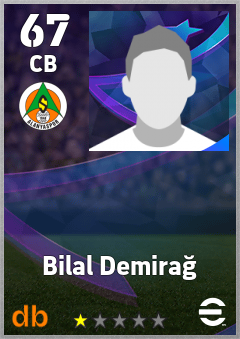 Bilal Demirağ — CB, OVR 67, MAX 67