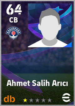 Ahmet Salih Arıcı — CB, OVR 64, MAX 64
