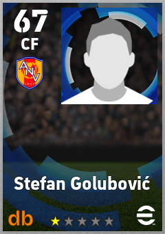 Stefan Golubović — CF, OVR 67, MAX 67