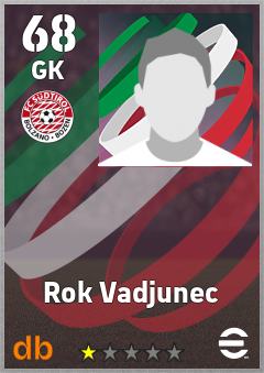 Rok Vadjunec eFootball player card