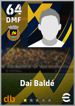 Dai Baldé — DMF, OVR 64, MAX 64