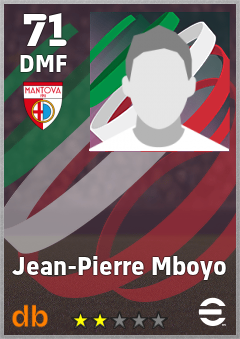 Jean-Pierre Mboyo — DMF, OVR 71, MAX 71