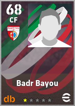 Badr Bayou — CF, OVR 68, MAX 68