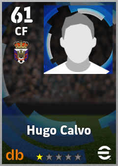 Hugo Calvo — CF, OVR 61, MAX 61