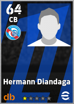 Hermann Diandaga — CB, OVR 64, MAX 64