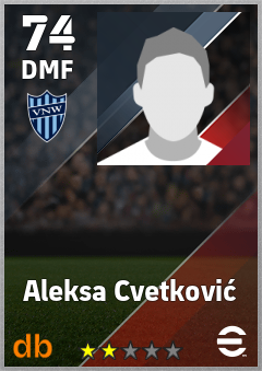Aleksa Cvetković eFootball player card