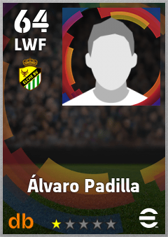 Álvaro Padilla — LWF, OVR 64, MAX 64