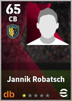 Jannik Robatsch — CB, OVR 65, MAX 65