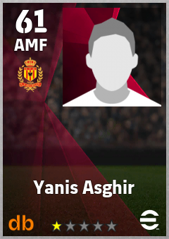 Yanis Asghir — AMF, OVR 61, MAX 61