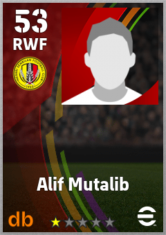 Alif Mutalib — RWF, OVR 53, MAX 53