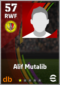 Alif Mutalib eFootball player card