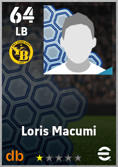 Loris Macumi — LB, OVR 64, MAX 64