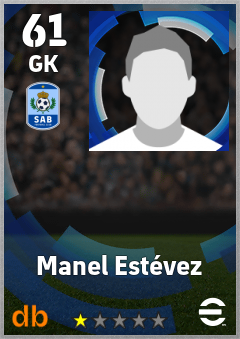 Manel Estévez — GK, OVR 61, MAX 61
