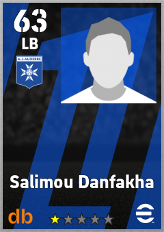 Salimou Danfakha — LB, OVR 63, MAX 63