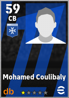 Mohamed Coulibaly — CB, OVR 59, MAX 59