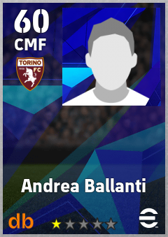 Andrea Ballanti — CMF, OVR 60, MAX 60