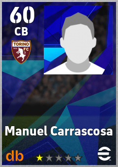 Manuel Carrascosa — CB, OVR 60, MAX 60