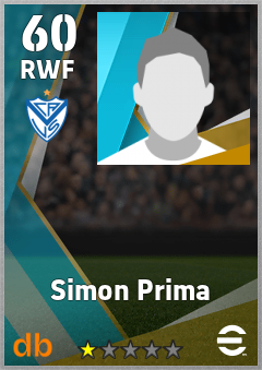 Simon Prima — RWF, OVR 60, MAX 60