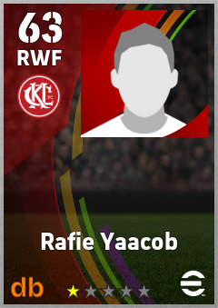 Rafie Yaacob — RWF, OVR 63, MAX 63