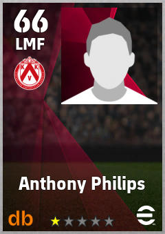 Anthony Philips — LMF, OVR 66, MAX 66