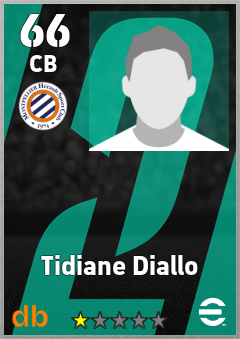 Tidiane Diallo — CB, OVR 66, MAX 66