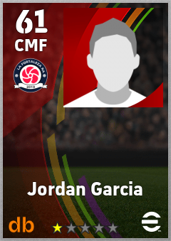 Jordan Garcia — CMF, OVR 61, MAX 61