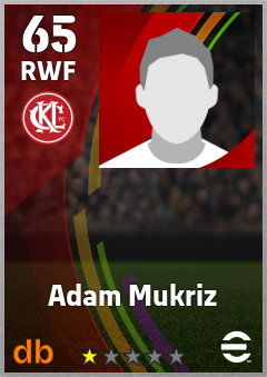 Adam Mukriz — RWF, OVR 65, MAX 65