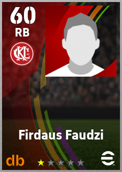 Firdaus Faudzi — RB, OVR 60, MAX 60