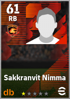 Sakkranvit Nimma — RB, OVR 61, MAX 61
