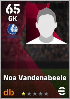 Noa Vandenabeele eFootball player card