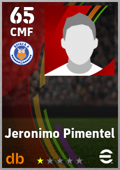 Jeronimo Pimentel — CMF, OVR 65, MAX 65