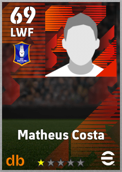 Matheus Costa — LWF, OVR 69, MAX 69