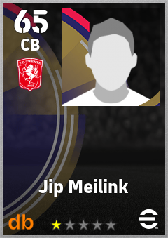 Jip Meilink — CB, OVR 65, MAX 65