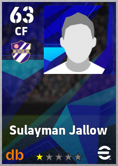 Sulayman Jallow — CF, OVR 63, MAX 63