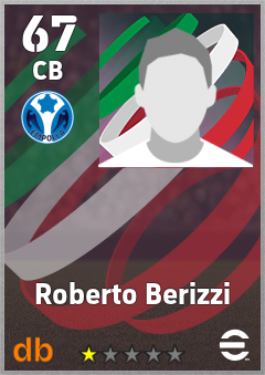 Roberto Berizzi — CB, OVR 67, MAX 67