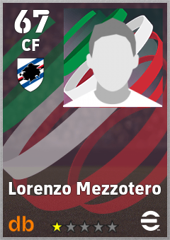 Lorenzo Mezzotero — CF, OVR 67, MAX 67