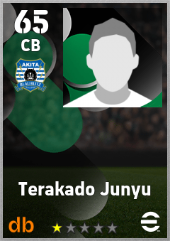 Terakado Junyu — CB, OVR 65, MAX 65