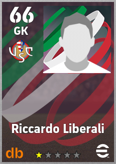 Riccardo Liberali — GK, OVR 66, MAX 66