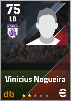Vinícius Nogueira — LB, OVR 75, MAX 75
