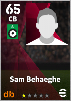 Sam Behaeghe eFootball player card