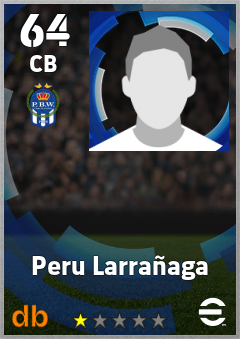 Peru Larrañaga — CB, OVR 64, MAX 64