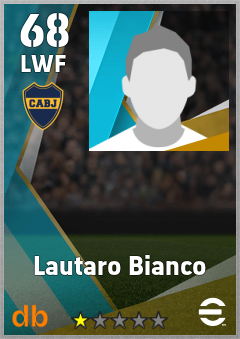 Lautaro Bianco — LWF, OVR 68, MAX 68