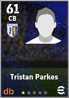 Tristan Parkes — CB, OVR 61, MAX 61