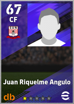 Juan Riquelme Angulo eFootball player card