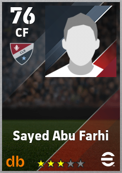 Sayed Abu Farhi eFootball player card