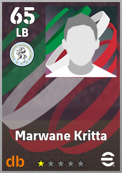 Marwane Kritta — LB, OVR 65, MAX 65