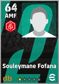 Souleymane Fofana — AMF, OVR 64, MAX 64