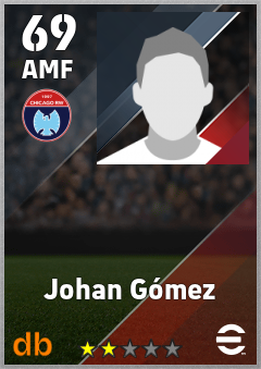 Johan Gómez — AMF, OVR 69, MAX 69