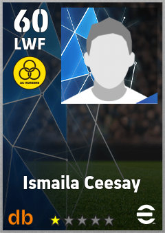Ismaila Ceesay — LWF, OVR 60, MAX 60